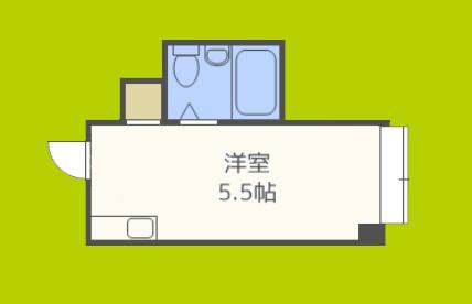 昭和グランドハイツ花園(ワンルーム/7階)の間取り写真