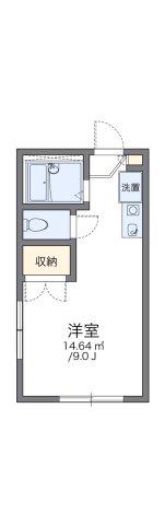 レオパレス藤宮(1K/1階)の間取り写真