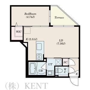 S-RESIDENCE琴似II(1LDK/1階)の間取り写真