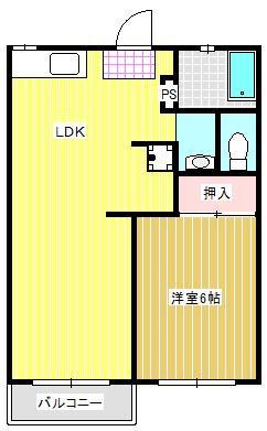 フォーブル大東(1LDK/1階)の間取り写真
