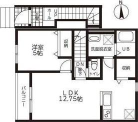 リーブルファイン新舞子III(1LDK/2階)の間取り写真