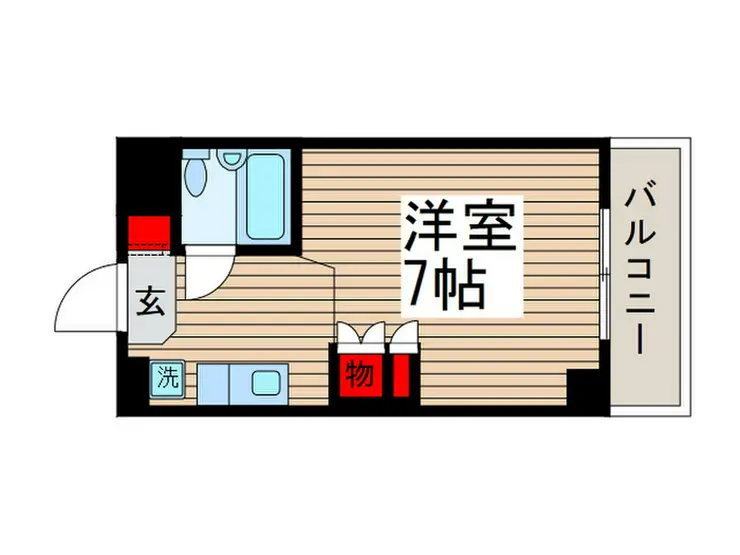 マンションニューシャイン 4階階 間取り