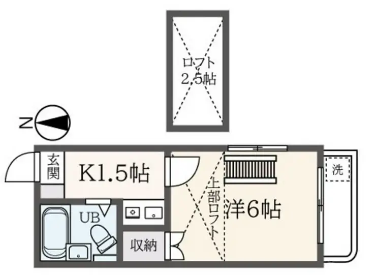 上大岡エステート 1階階 間取り