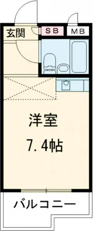 DOM都立大 3階階 間取り