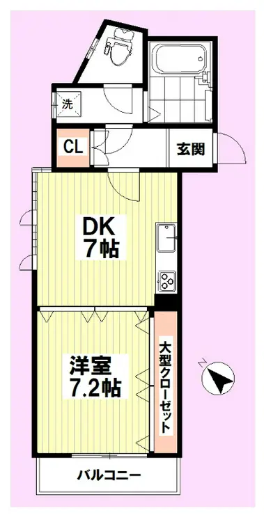 ダイホープレステージ新百合ヶ丘 3階階 間取り