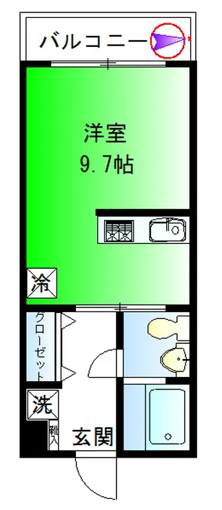 シーフィールド 1階階 間取り