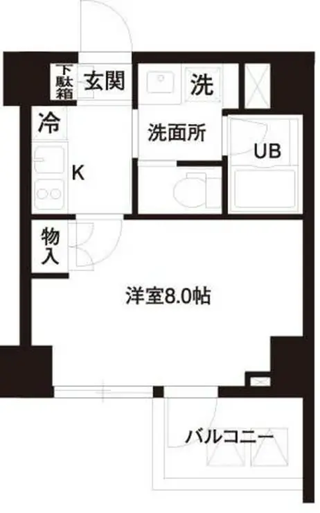 レジディア白金高輪 3階階 間取り