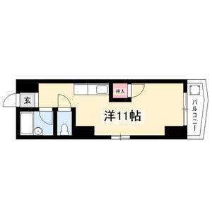 イトーマンション(ワンルーム/3階)の間取り写真