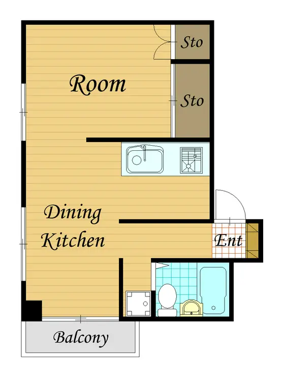 シティ貝塚 2階階 間取り
