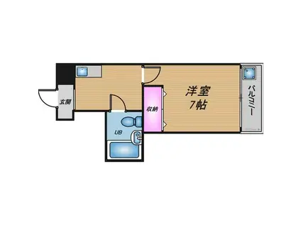 メゾン豊中パート16(1K/4階)の間取り写真