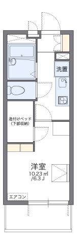 レオパレスソフィア(1K/4階)の間取り写真