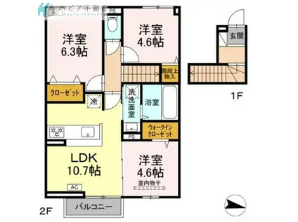 シーサイド南陽(3LDK/1階)の間取り写真