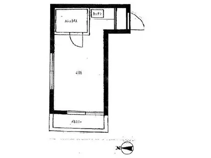 メゾン・ド・ラクテ(ワンルーム/4階)の間取り写真
