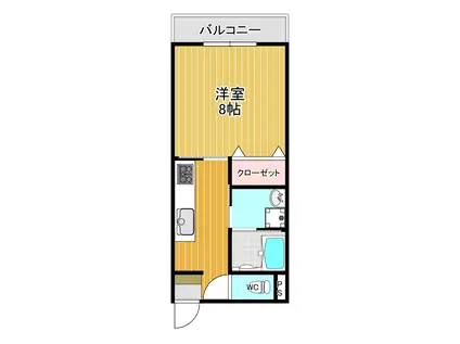 プチメゾンステラ(1K/2階)の間取り写真