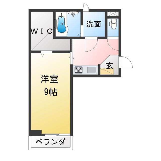 CLAIR SHINHAMA(1K/3階)の間取り写真