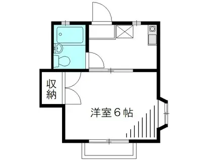 メゾン・ド・コスモ(1K/1階)の間取り写真