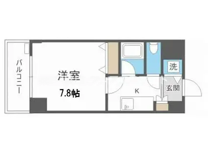 エミネンスタカハシ(1K/5階)の間取り写真