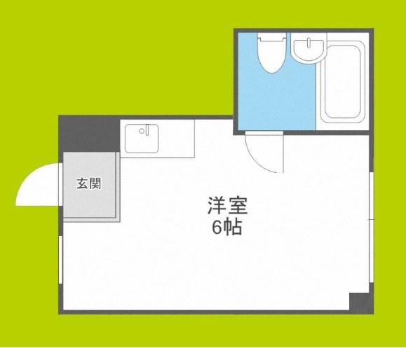 カムネス経大前(ワンルーム/5階)の間取り写真