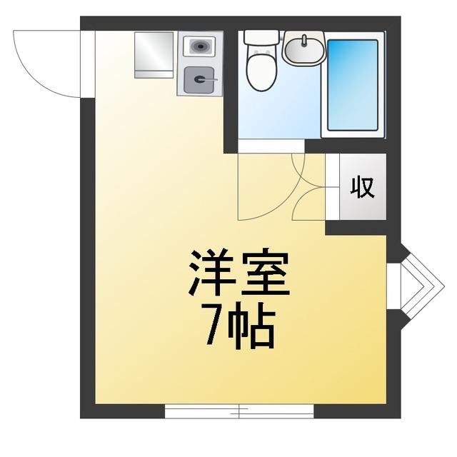 RK吉祥寺(ワンルーム/2階)の間取り写真