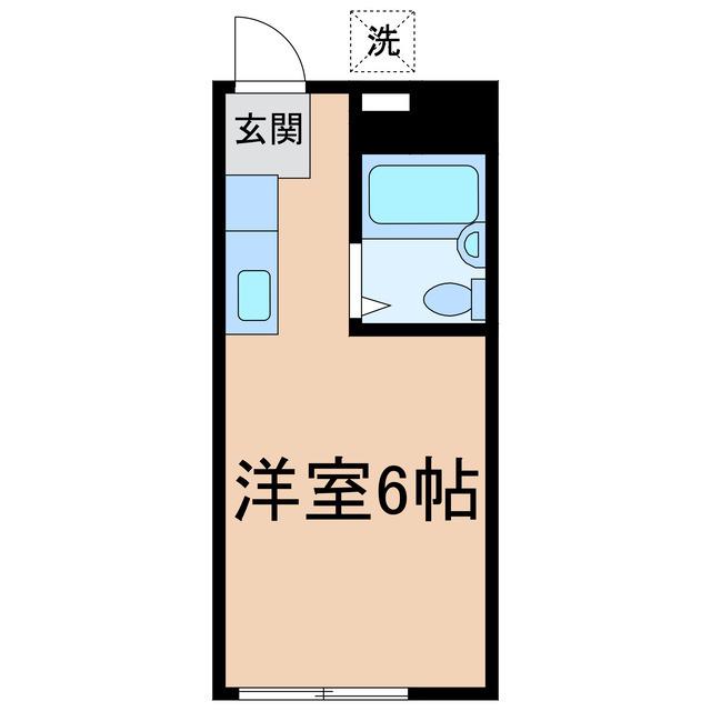 SJLクリフ桜(ワンルーム/1階)の間取り写真