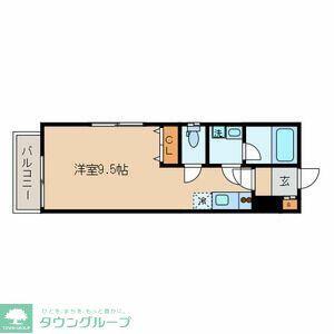 パーシモン千石(ワンルーム/1階)の間取り写真