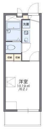 レオパレスカワキタ(1K/3階)の間取り写真