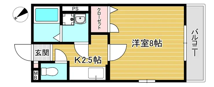 イーストコート 1階階 間取り