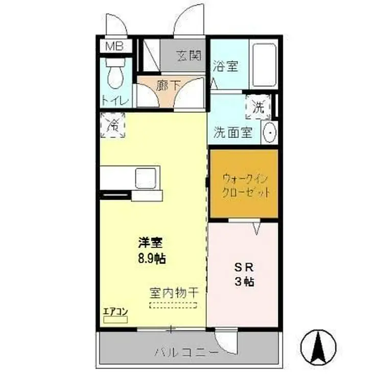 トレビナ与野本町 2階階 間取り