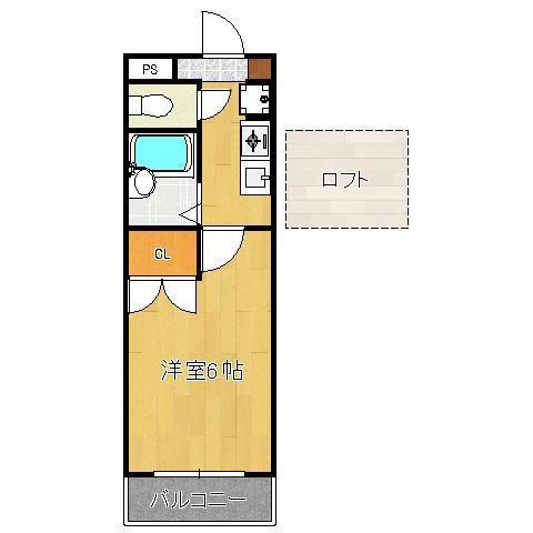 サンピエール菅原II(ワンルーム/4階)の間取り写真