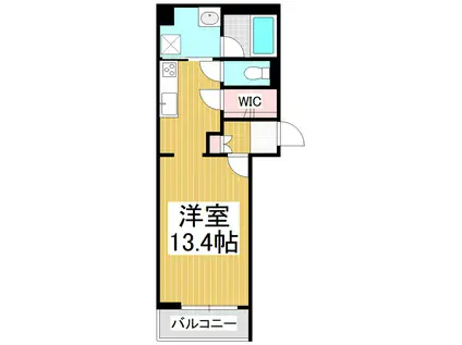 シャーメゾンフェリス(ワンルーム/1階)の間取り写真