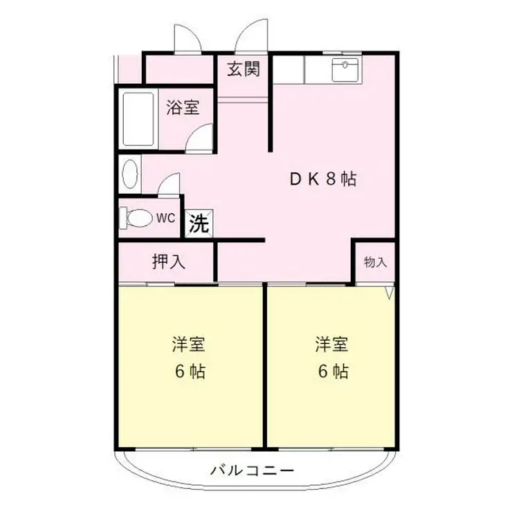 パールレジデンス花小金井 3階階 間取り