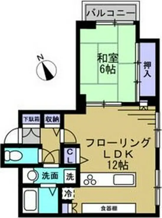 東池袋ハイツ壱番館 4階階 間取り