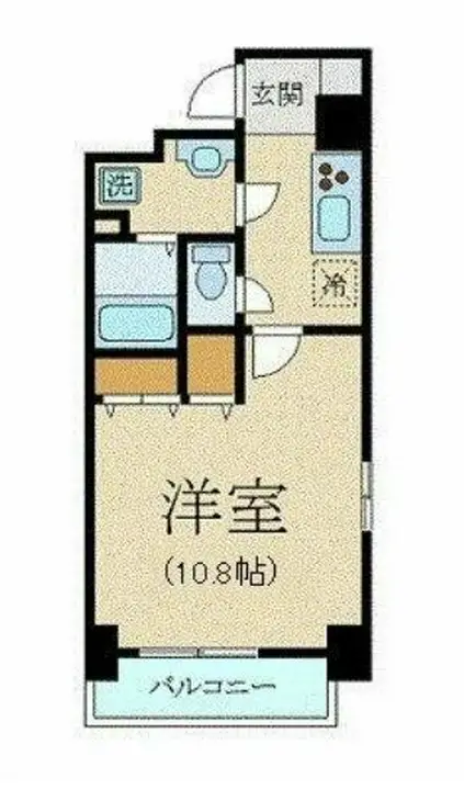 ブルーアース品川 5階階 間取り