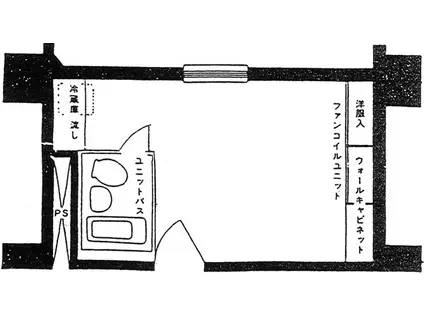 カサウィスタリア(ワンルーム/10階)の間取り写真