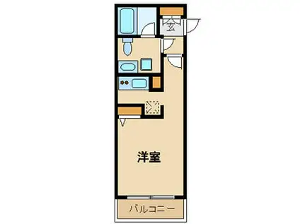 プライム学芸大学(ワンルーム/1階)の間取り写真