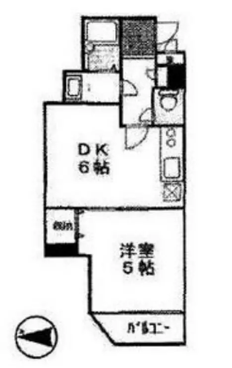 サンセール神楽坂 4階階 間取り
