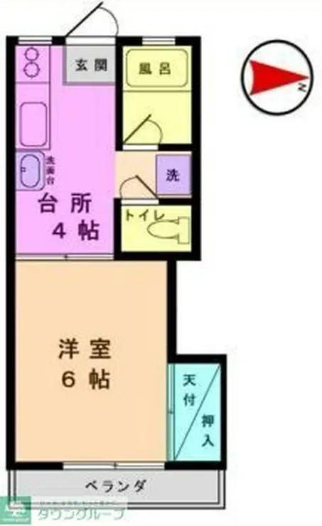 シャトーエトアール 2階階 間取り