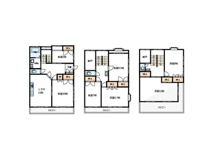 ウェルネス瀬戸口(7LDK/1階)の間取り写真