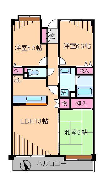 MYT.PARACIO(3LDK/1階)の間取り写真