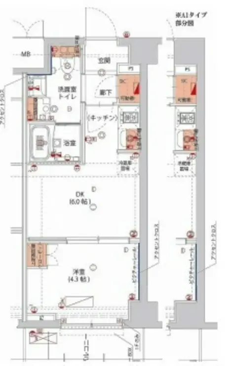 ハーモニーレジデンス神楽坂ヒルズsecond 3階階 間取り