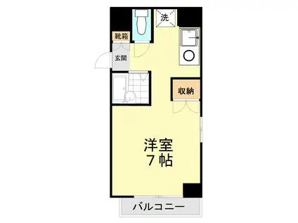 コート・ヴィレッジ・アボシ(ワンルーム/4階)の間取り写真