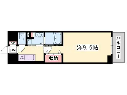 マーベラスI(1K/7階)の間取り写真