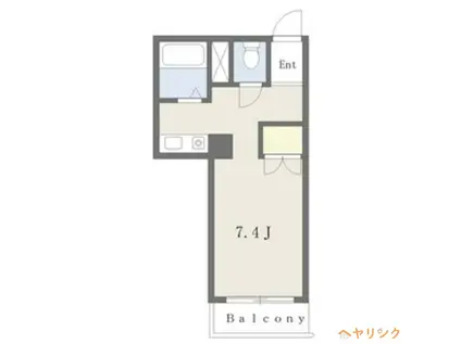 グランヴィア庄内(ワンルーム/2階)の間取り写真