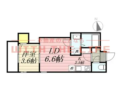 CHERIM西鉄久留米IV(1LDK/2階)の間取り写真
