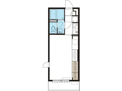 グラン・プライム大宮(1K/1階)の間取り写真