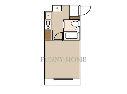 カテリーナ経堂(1K/2階)の間取り写真