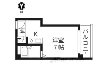 SAKIZO千丸ビル(ワンルーム/3階)の間取り写真