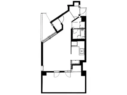 ミュージックレジデンス目黒(1LDK/1階)の間取り写真