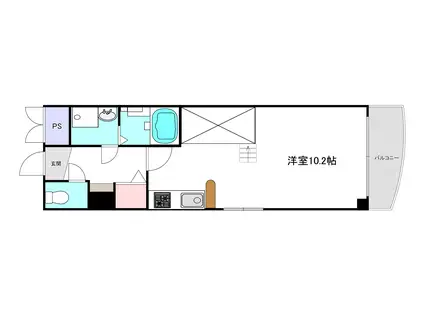 KATAYAMABLDG21(ワンルーム/7階)の間取り写真