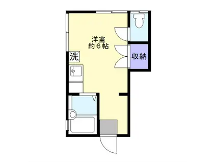 エクセル田無(ワンルーム/1階)の間取り写真
